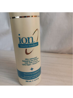 Ion Volume Solutions Conditioner Ultra Lightweight Detangling Moisture 12 Oz